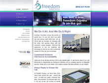 Tablet Screenshot of freedomexpress.com